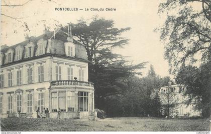 / CPA FRANCE 95 "Pontcelles, le clos du cèdre"