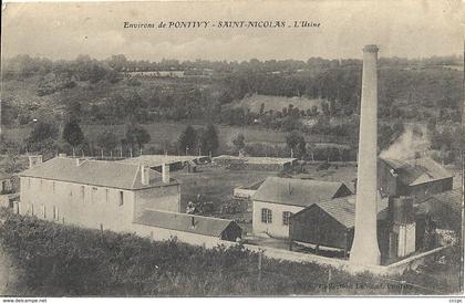 CPA Pontivy St-Nicolas L'Usine