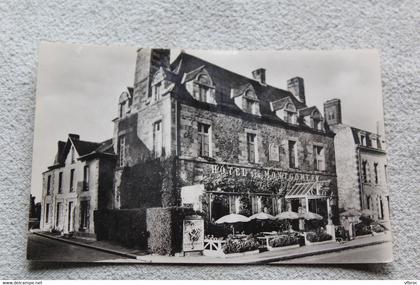 Cpsm, Pontorson, hôtel Ouest et Montgomery, Manche 50