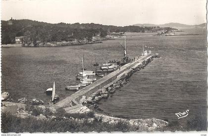 CPSM Ile de Porquerolles La Jetée