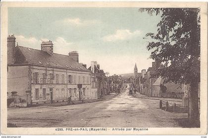 CPA Pré-en-Pail Arrivée par Mayenne