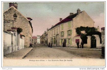 Précy sur Oise - La Grande rue ( le haut )