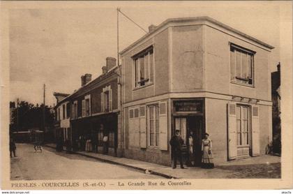 CPA Presles-Courcelles - La Grande Rue de Courcelles (44923)