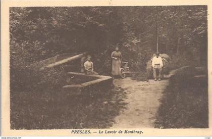 CPA Presles Le Lavoir de Montbray