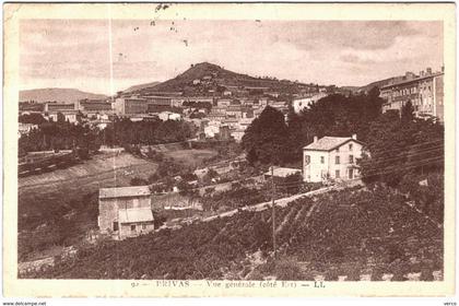 Carte Postale Ancienne de PRIVAS-vue générale