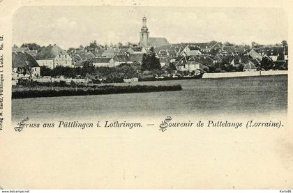 gruss aus püttlingen * puttelange * 1909