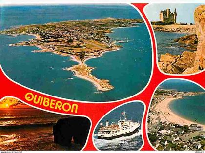 56 - Presqu'Ile de Quiberon - Quiberon - Multivues - Bateaux - Carte Neuve - CPM - Voir Scans Recto-Verso