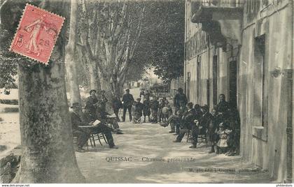 GARD  QUISSAC chaussée promenade