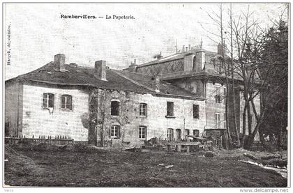 Carte Postale Ancienne de RAMBERVILLERS