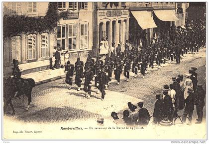 Carte Postale Ancienne de RAMBERVILLERS