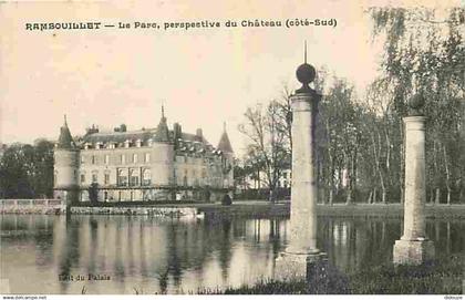 78 - Rambouillet - Le Parc - Perspective du Château - CPA - Voir Scans Recto-Verso