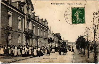 CPA RANTIGNY - L'Usine de Flanelles (259459)