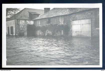 cpa carte photo du 35 inondations  Redon --- cachet photographe L. Colard 5 rue Victor Hugo Redon  SE20-9