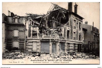 Reims bombardé - Pâtisserie Fresson