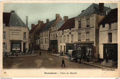 CPA Remalard Place du Marché (1392028)