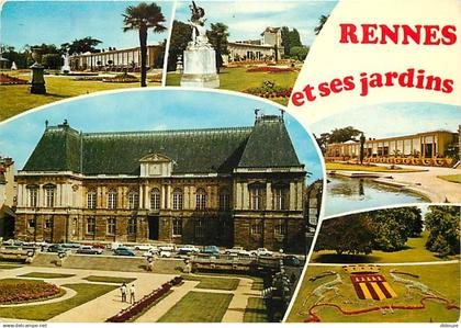 35 - Rennes - Les Jardins de Rennes - Multivues - CPM - Voir Scans Recto-Verso