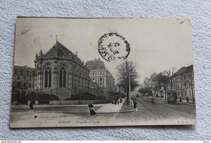 Rennes, chapelle du lycée, Ille et Vilaine 35