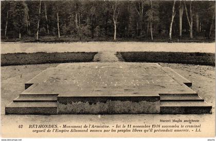 CPA Rethondes- Monument de l'Armistice FRANCE (1020641)