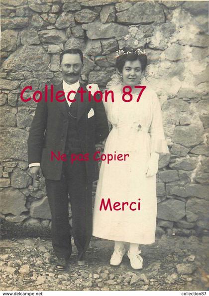 87 ☺♣♣ RILHAC RANCON - CASSEPIERRE < MARIAGE de François GAUDY né 1891 à Montignac et Marie DHIVERT