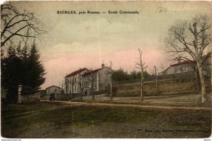 CPA RIORGES - École Communale (578647)