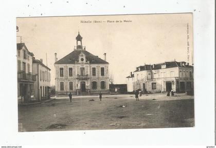 RISCLE (GERS) PLACE DE LA MAIRIE 1915