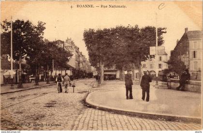 CPA ROANNE Rue Nationale (339491)