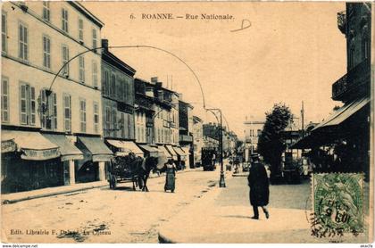 CPA ROANNE Rue Nationale (339492)