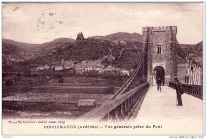 ARDECHE-ROCHEMAURE-VUE DU PONT