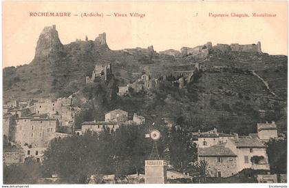 CPA Carte Postale France Rochemaure  vieux village VM58113