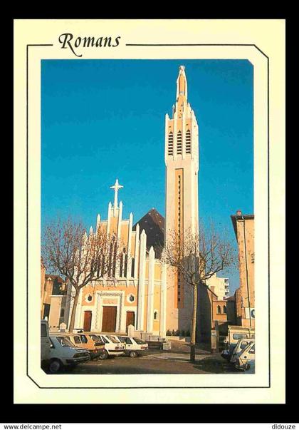 26 - Romans sur Isere - Eglise Notre Dame de Lourdes - Automobiles - CPM - Voir Scans Recto-Verso