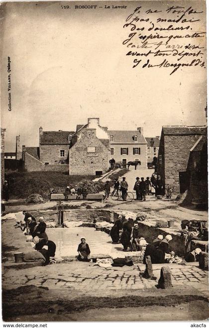 CPA ROSCOFF-La Lavoir (188786)