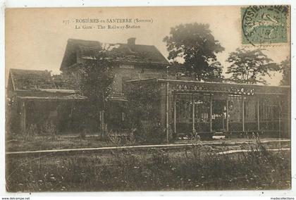 Rosieres en Santerre  (80.Somme) La Gare