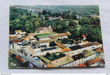 Cpm 1969, Rosny sur Seine, vue aérienne, centre médical et pavillon de la solitude, Yvelines 78