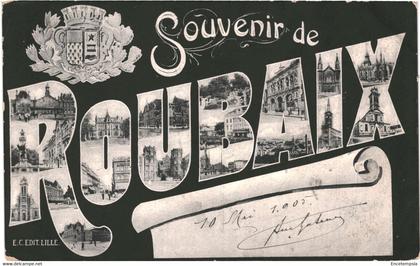 CPA- Carte Postale -France-  Roubaix- Souvenir de   Roubaix-1905 -VM43122+