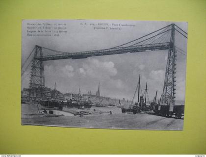 CPA,  Rouen - Pont Transbordeur