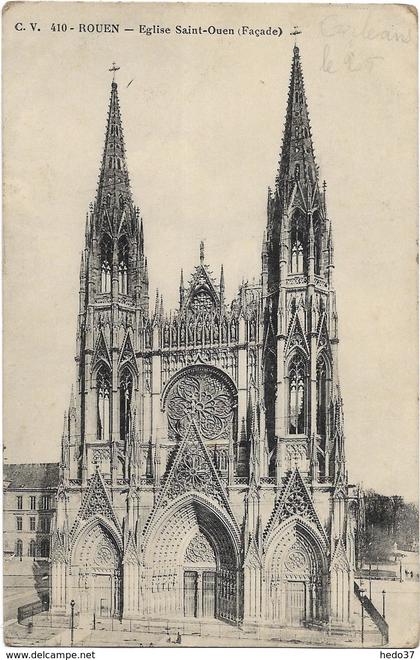 Rouen - Eglise Saint-Ouen (Façade)