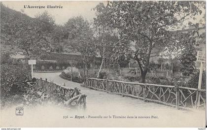 Royat - Passerelle sur la Tiretaine