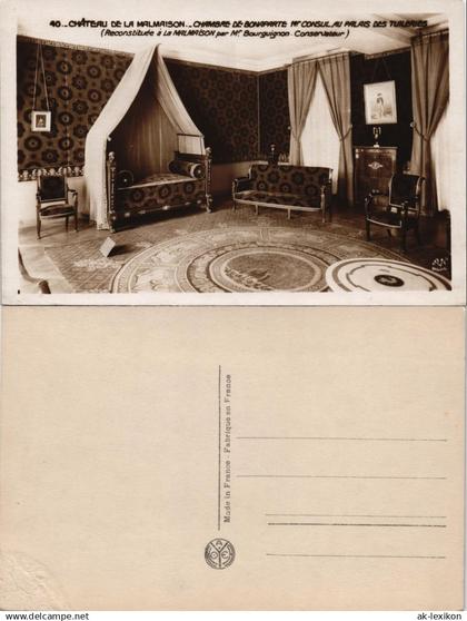 Rueil-Malmaison CHÂTEAU DE LA MALMAISON CHAMBRE DE BONAPARTE 1930