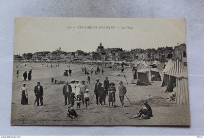 les Sables d'Olonne, la plage, Vendée 85