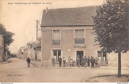 CPA 91 POSTE TELEPHONIQUE DE SACLAY