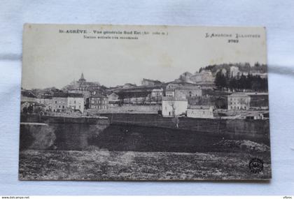 Saint Agrève, vue générale Sud Est, Ardèche 07