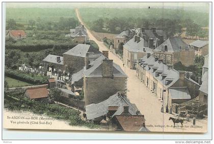 SAINT AIGNAN SUR ROE  - vue générale.