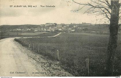 Dép 48 - St - Saint Alban sur Limagnole - Vue générale - état