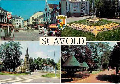 57 - Saint Avold - Multivues - Blasons - Flamme Postale de Saint Avold - CPM - Voir Scans Recto-Verso