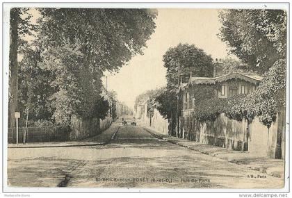 Saint-Brice -sous-Forêt  (95.Val d´Oise)  La rue de Paris