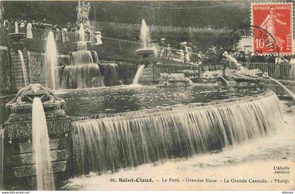 92 - Saint Cloud - Parc de Saint Cloud - La Grande Cascade - CPA - Voir Scans Recto-Verso