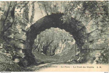 92 - Saint Cloud - Parc de Saint Cloud - Pont du Diable - CPA - Voir Scans Recto-Verso