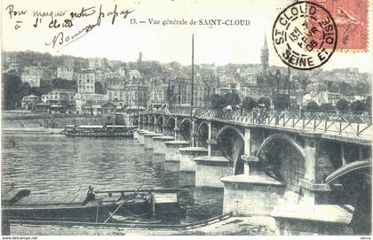 Carte  POSTALE  ANCIENNE de SAINT CLOUD