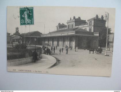 CPA   Gare  Saint-Denis   St-Denis  La Gare