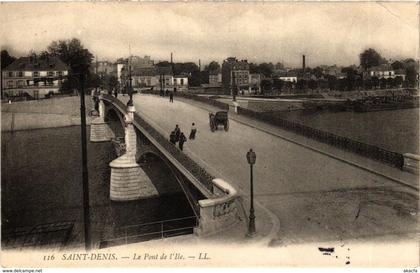 CPA Ile de France St-DENIS Le Pont de l'Ile (983161)